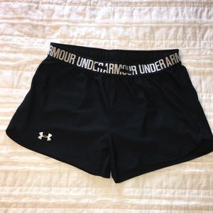 Under Armour Black Gym Athletic Shorts
